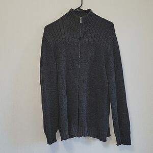 Calvin Klein Mens Zip Up Sweater XL